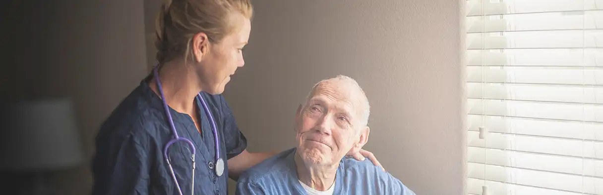 Nurse with a patient